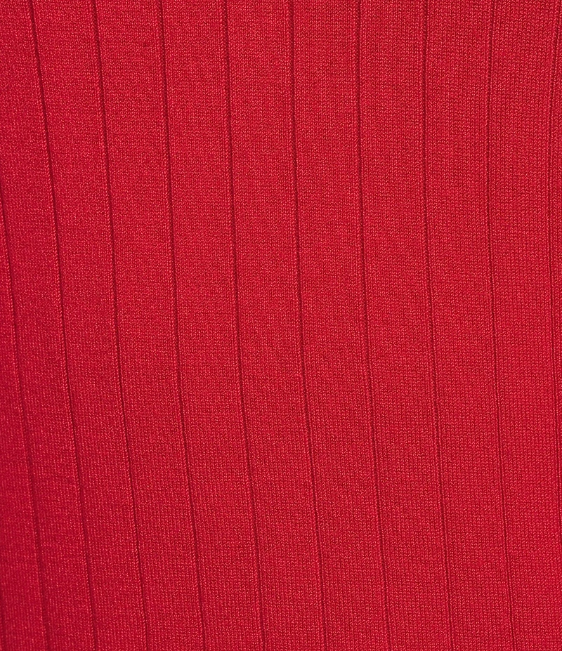 Liverpool Los Angeles Ribbed Knit Mock Neck Long Sleeve Sweater
