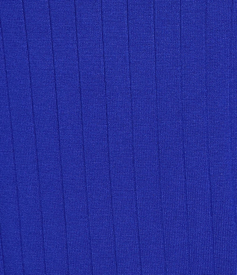 Liverpool Los Angeles Ribbed Knit Mock Neck Long Sleeve Sweater