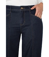 Liverpool Los Angeles Stretch Denim Wide Leg Ankle Length Jeans