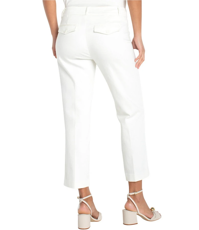 Liverpool Los Angeles Stretch Twill Crop Length Pants