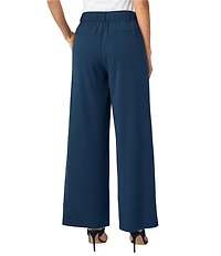 Liverpool Los Angeles Stretch Woven High Rise Pleated Wide Leg Pants