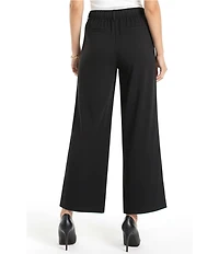 Liverpool Los Angeles Stretch Woven High Rise Pleated Wide Leg Pants