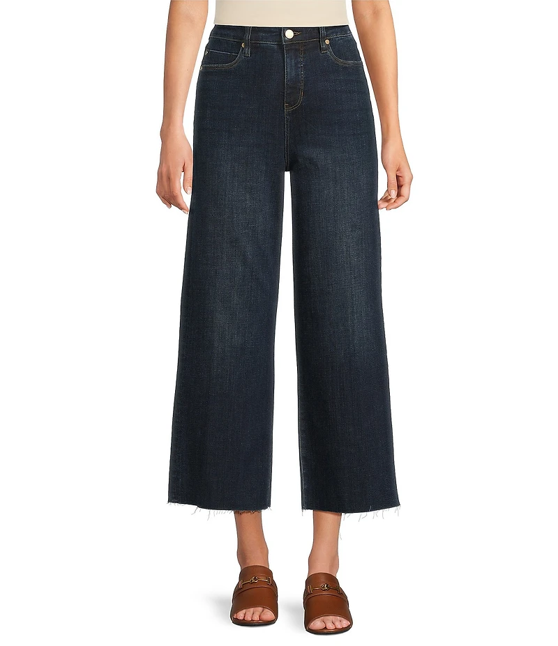 Liverpool Los Angeles Stride High Rise Wide Leg Cropped Jeans
