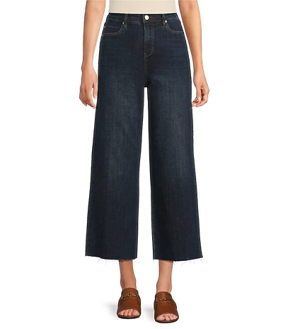 Liverpool Los Angeles Stride High Rise Wide Leg Cropped Jeans