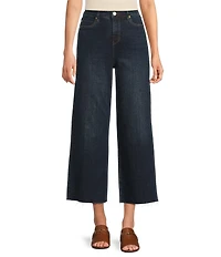 Liverpool Los Angeles Stride High Rise Wide Leg Cropped Jeans