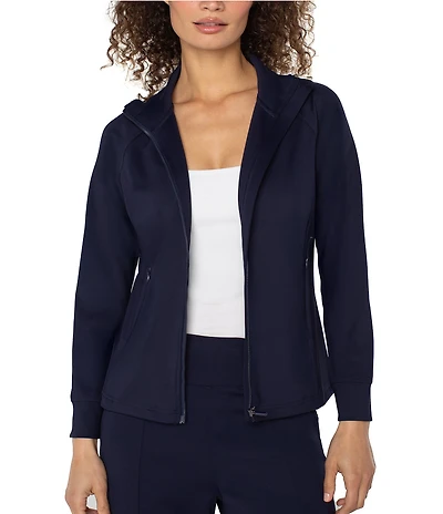 Liverpool Los Angeles Tech Knit Full Zip Seamed Jacket