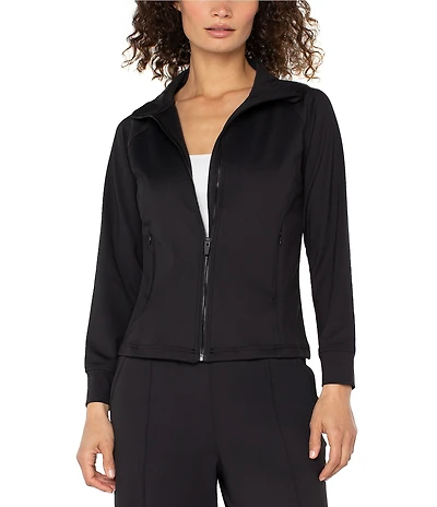 Liverpool Los Angeles Tech Knit Full Zip Seamed Jacket