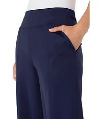 Liverpool Los Angeles Tech Knit Wide Leg Mid Rise Pants