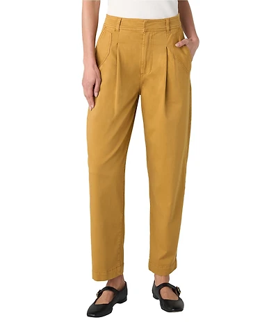 Liverpool Los Angeles Twill High Rise Pleated Ankle Length Trousers