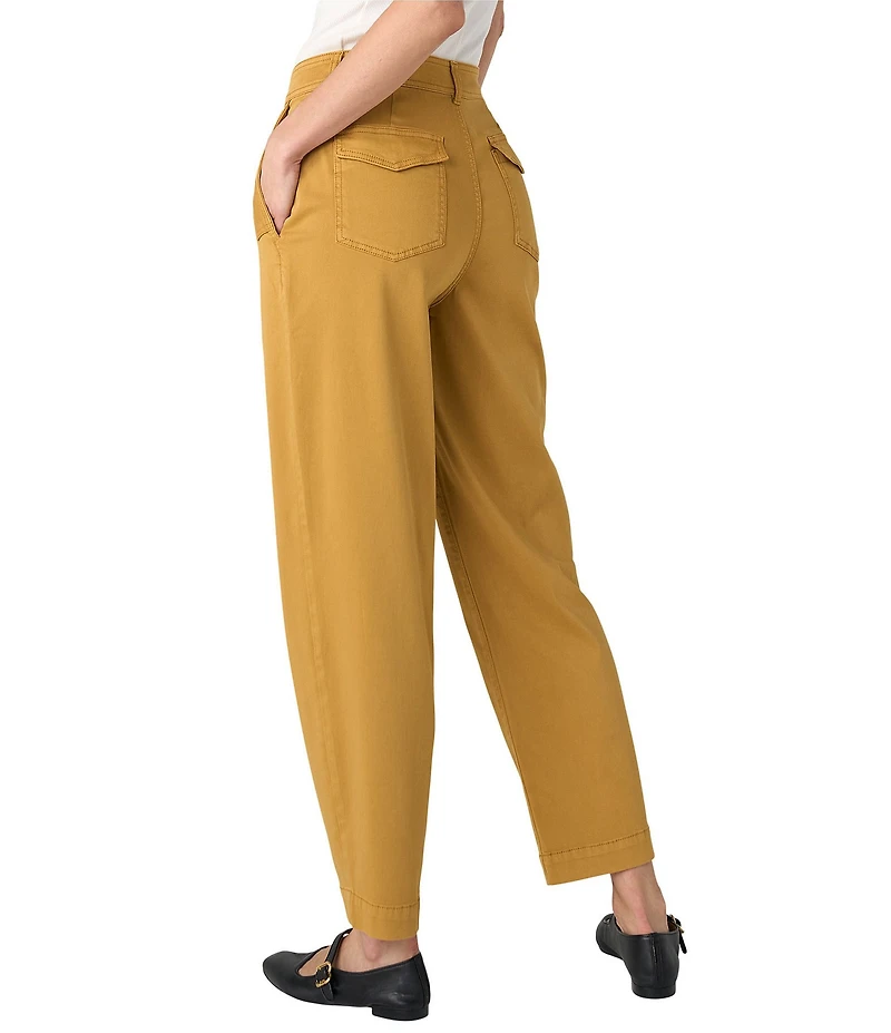 Liverpool Los Angeles Twill High Rise Pleated Ankle Length Trousers