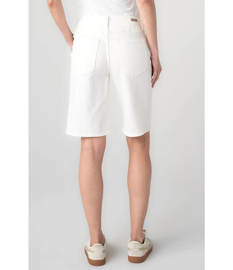 Liverpool Los Angeles Twill Mid Rise Relaxed Fit Weekender Bermuda Shorts