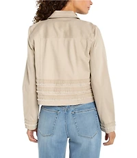 Liverpool Los Angeles Twill Point Collar Long Sleeve Trucker Jacket