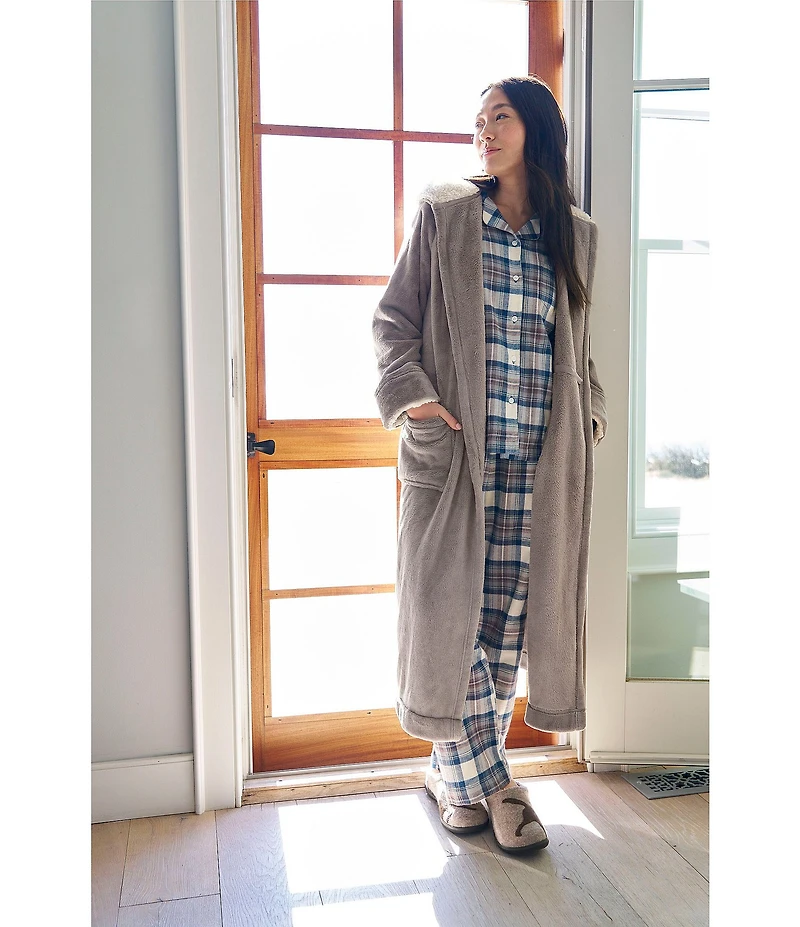 LL.Bean Hooded Wicked Plush Robe