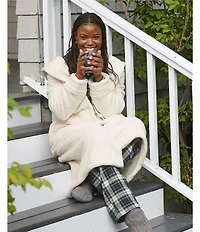 LL.Bean Hooded Wicked Plush Robe