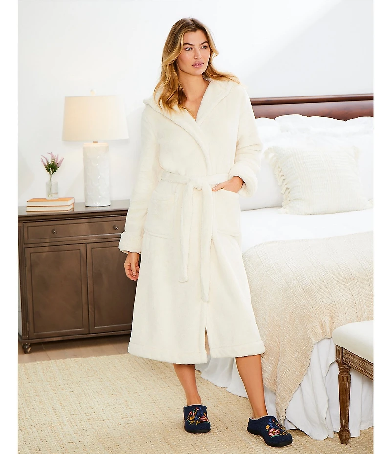 LL.Bean Hooded Wicked Plush Robe