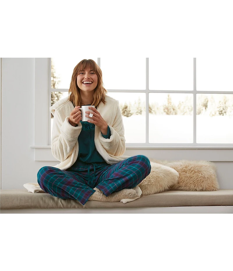 LL.Bean Hooded Wicked Plush Robe