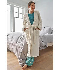 LL.Bean Hooded Wicked Plush Robe