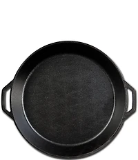 Lodge Cast Iron 17 #double; Seasoned Cast Iron Dual Handle Pan