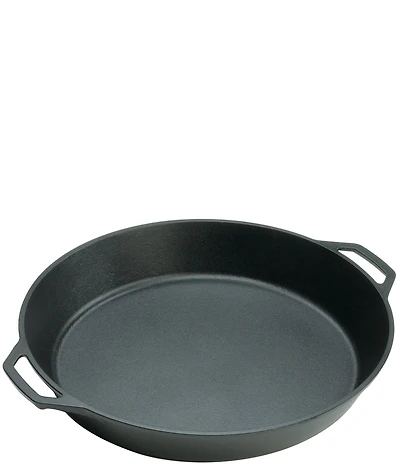 Lodge Cast Iron 17 #double; Seasoned Cast Iron Dual Handle Pan