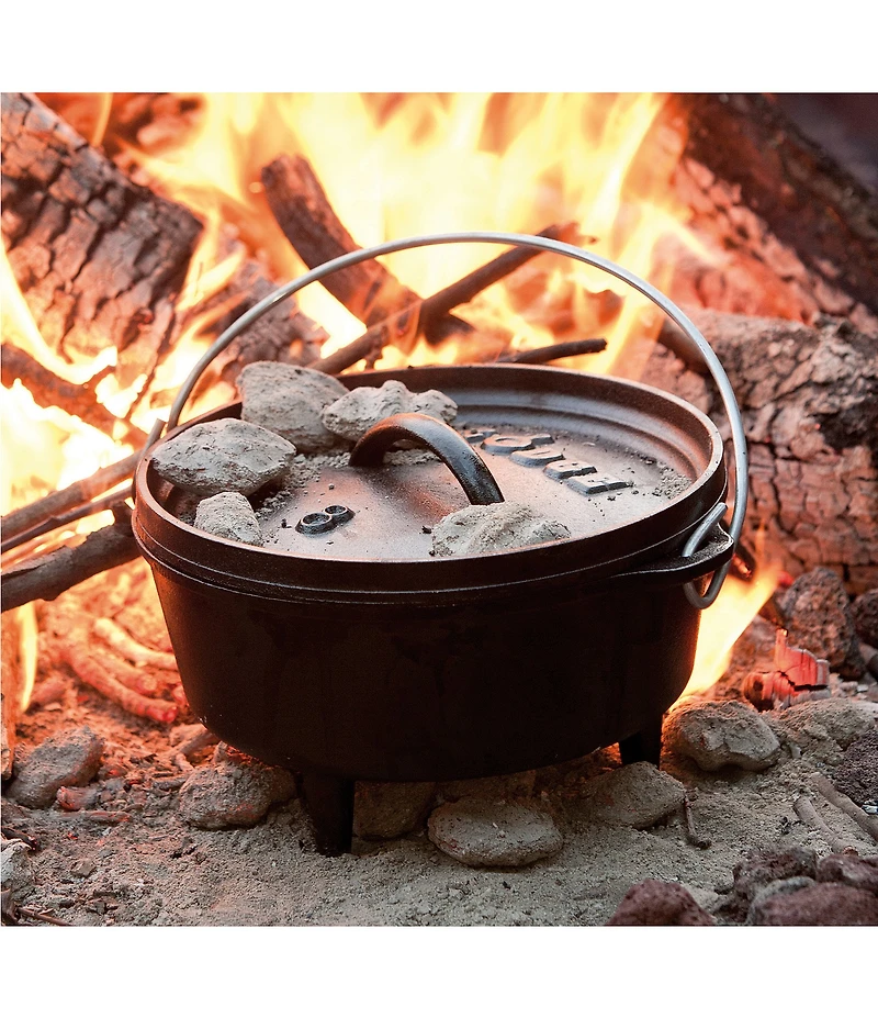 Lodge Cast Iron Camp Dutch Oven - 2-Qt