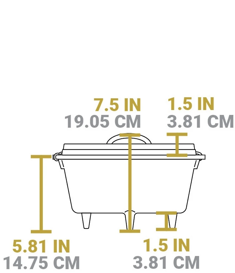 Lodge Cast Iron Camp Dutch Oven