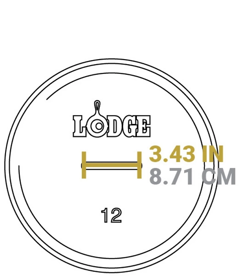 Lodge Cast Iron Camp Dutch Oven- 8-Qt