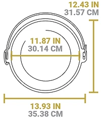 Lodge Cast Iron Camp Dutch Oven- 8-Qt