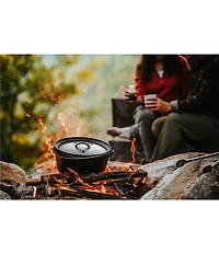 Lodge Cast Iron Camp Dutch Oven- 8-Qt