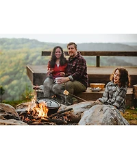 Lodge Cast Iron Camp Dutch Oven- 8-Qt