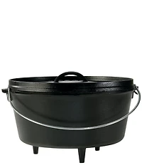 Lodge Cast Iron Camp Dutch Oven- 8-Qt