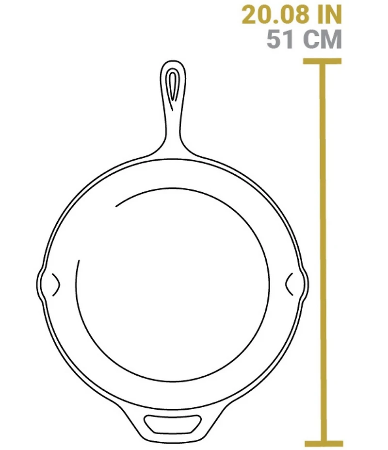 Lodge Cast Iron Chef Collection 13.25#double; Skillet