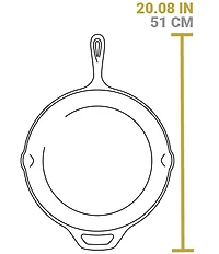 Lodge Cast Iron Chef Collection 13.25#double; Skillet