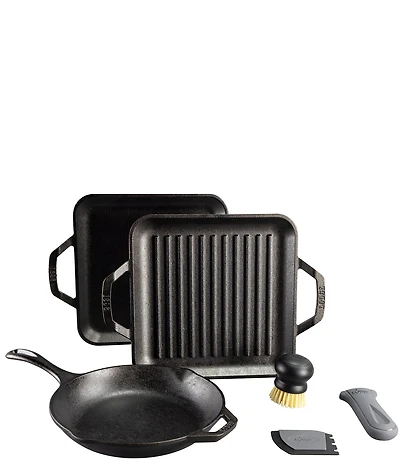 Lodge Cast Iron Chef Collection 6-Piece Gourmet Set