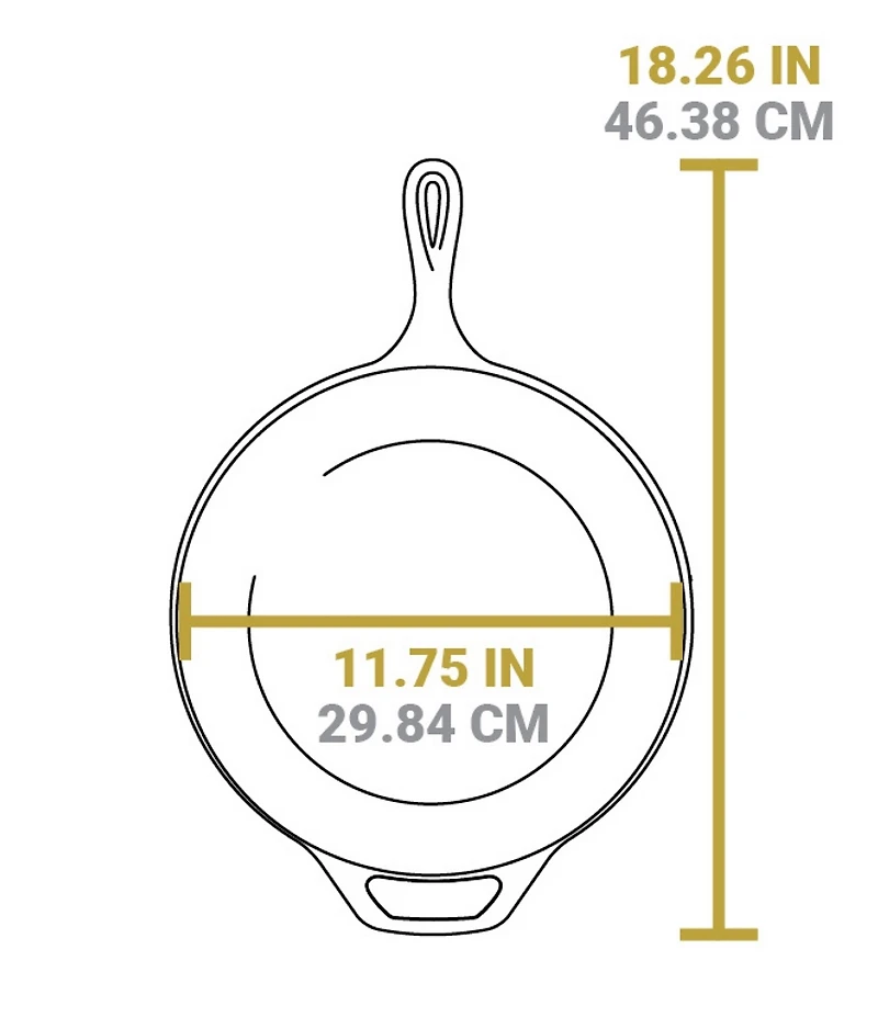Lodge Cast Iron Covered Deep Skillet, 5 Qt.