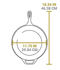 Lodge Cast Iron Covered Deep Skillet, 5 Qt.