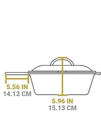 Lodge Cast Iron Covered Deep Skillet, 5 Qt.
