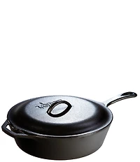 Lodge Cast Iron Covered Deep Skillet - 5-Qt.