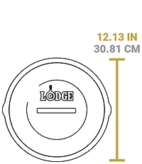 Lodge Cast Iron Dutch Oven with Bail Handle