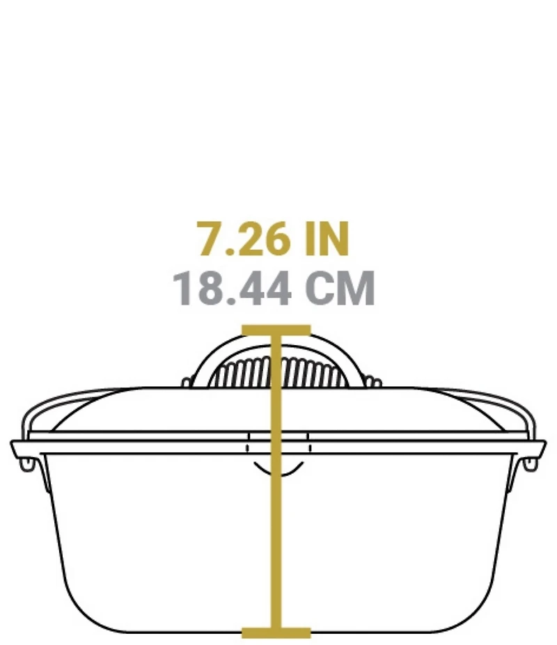 Lodge Cast Iron Dutch Oven with Bail Handle