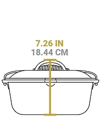 Lodge Cast Iron Dutch Oven with Bail Handle