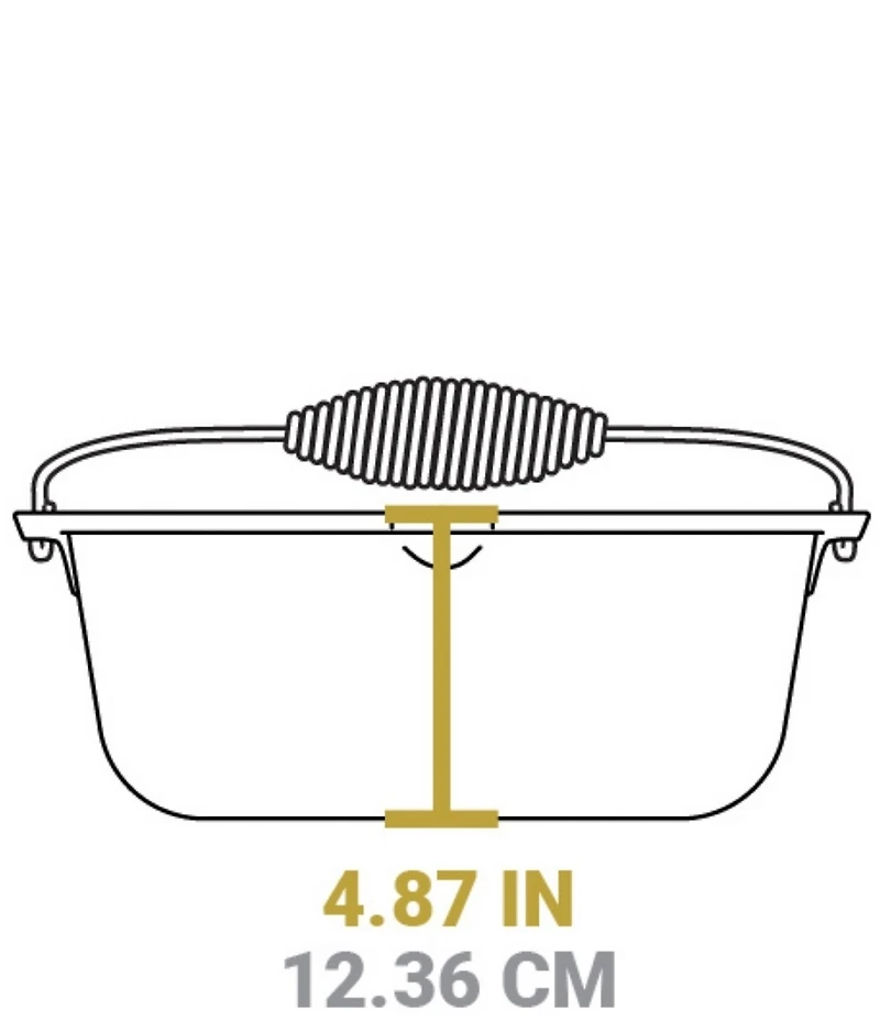 Lodge Cast Iron Dutch Oven with Bail Handle