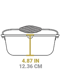Lodge Cast Iron Dutch Oven with Bail Handle