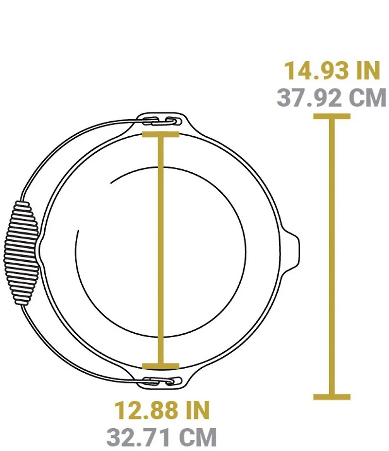 Lodge Cast Iron Dutch Oven with Bail Handle