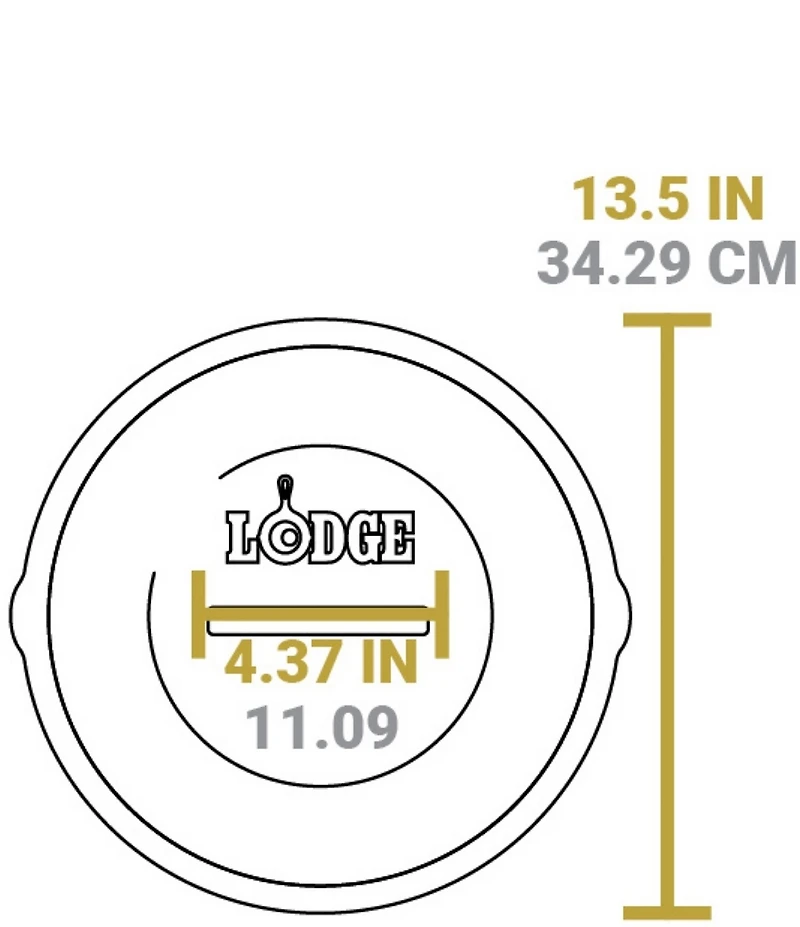 Lodge Cast Iron Dutch Oven with Bail Handle