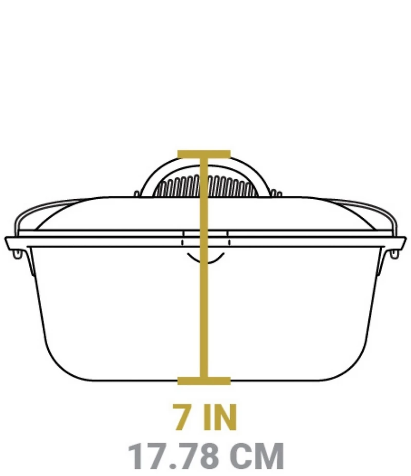 Lodge Cast Iron Dutch Oven with Bail Handle