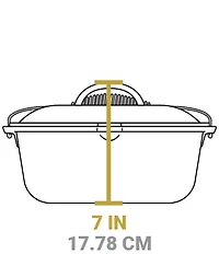 Lodge Cast Iron Dutch Oven with Bail Handle