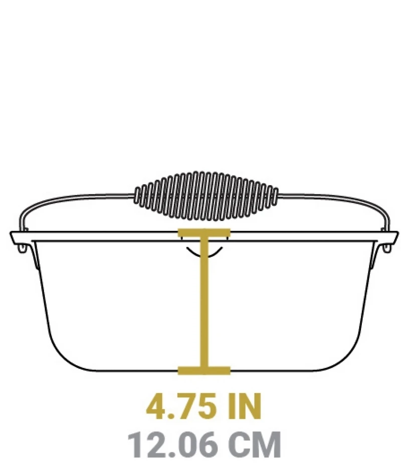 Lodge Cast Iron Dutch Oven with Bail Handle