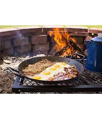 Lodge Cast Iron Seasoned Carbon Steel Dual Handle Pan - 15#double;