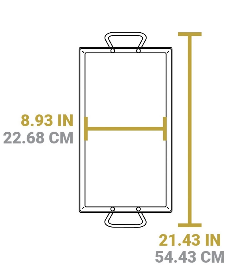 Lodge Cast Iron Seasoned Carbon Steel Griddle - 18#double;
