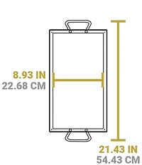 Lodge Cast Iron Seasoned Carbon Steel Griddle - 18#double;